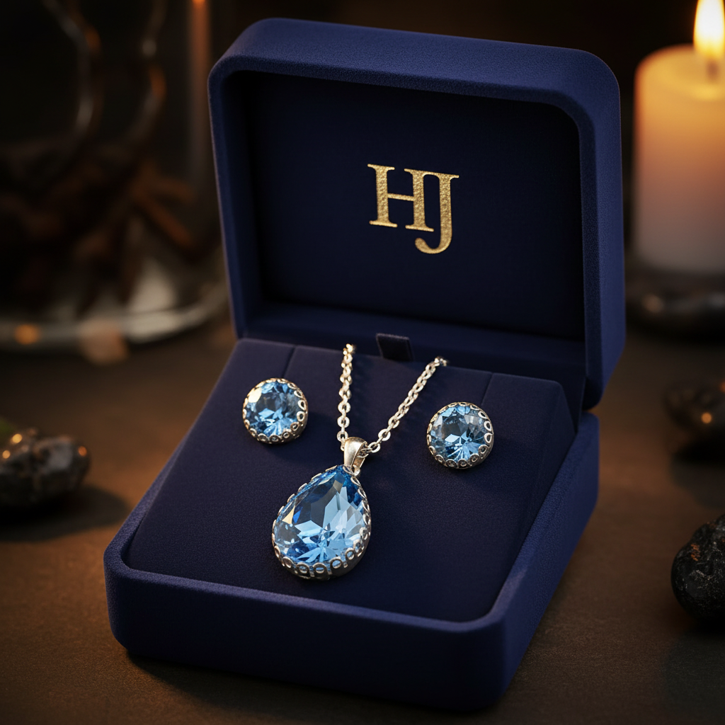 Queen Set Slza Blue – šperkovnica HJ