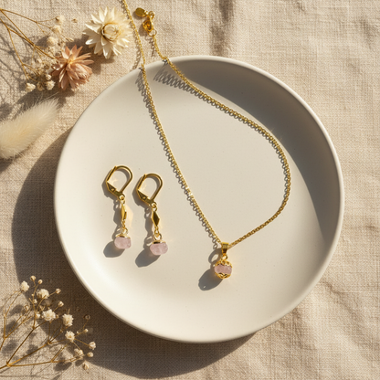 Sada ruženín – luxusný flat lay Harakka