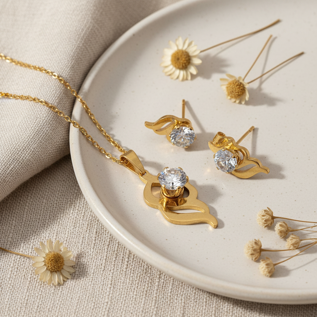 Set Iskra Luny – luxusný flat lay Harakka