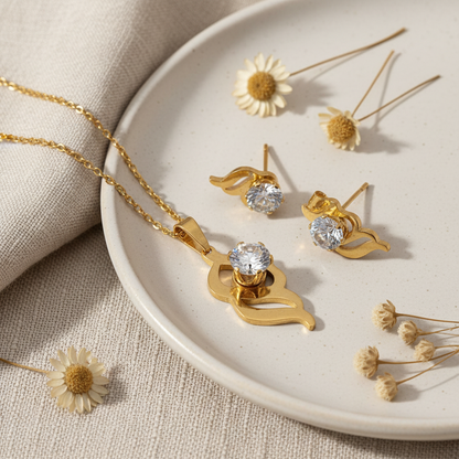 Set Iskra Luny – luxusný flat lay Harakka