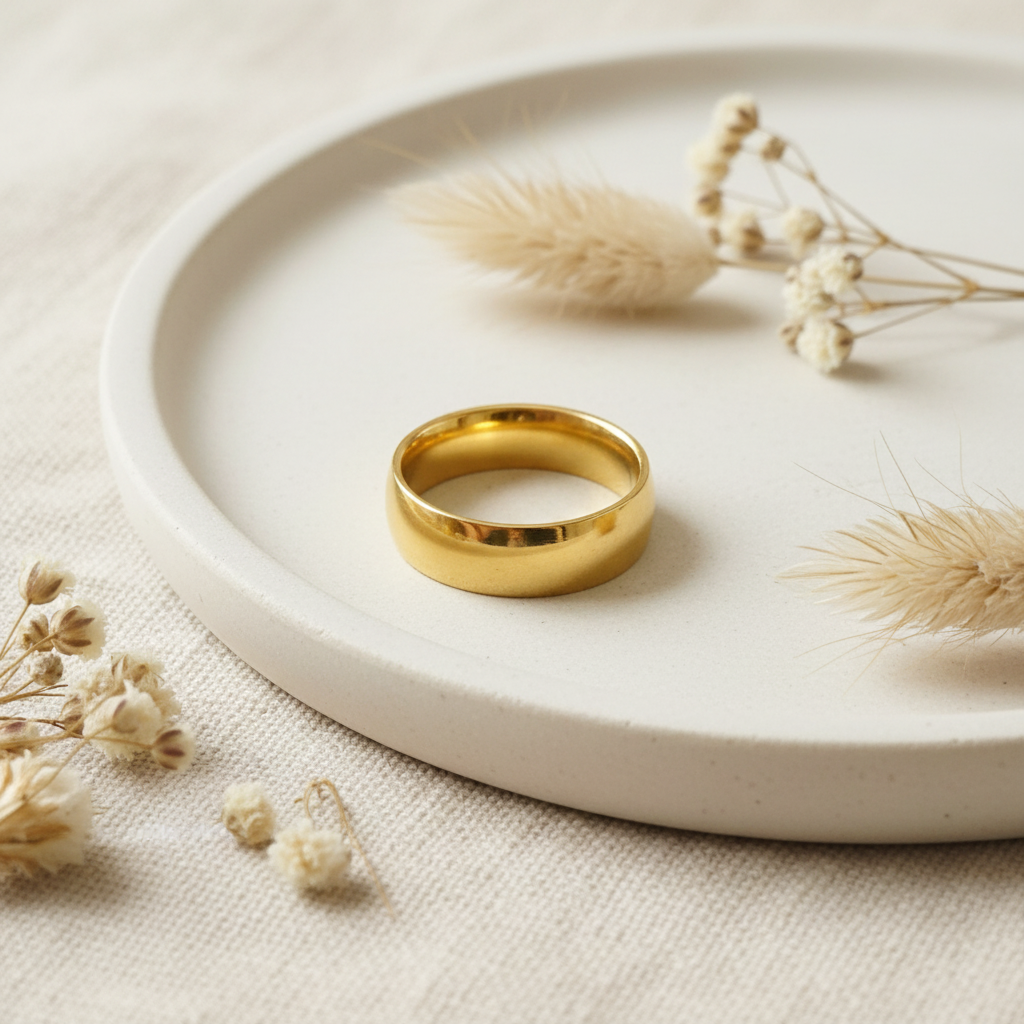 Zlatá obrúčka – Harakka luxusný flat lay